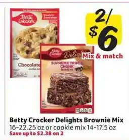 Winn Dixie Betty Crocker Delights Brownie Mix offer
