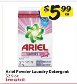 Winn Dixie Ariel Powder Laundry Detergent offer