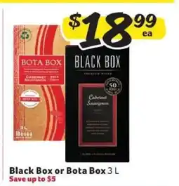 Winn Dixie Black Box or Bota Box offer