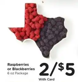 Kroger Raspberries or Blackberries offer