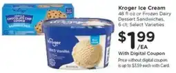 Kroger Kroger Ice Cream offer