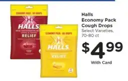 Kroger Halls Economy Pack Cough Drops offer