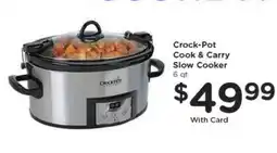 Kroger Crock-Pot Cook & Carry Slow Cooker offer