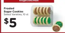 Kroger Frosted Sugar Cookies offer