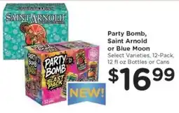 Kroger Party Bomb, Saint Arnold or Blue Moon offer