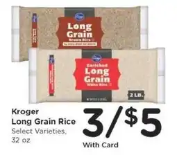 Kroger Kroger Long Grain Rice offer