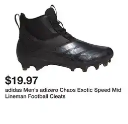 Dick's Sporting Goods adidas Men's adizero Chaos Exotic Speed Mid Lineman Football Cleats offer