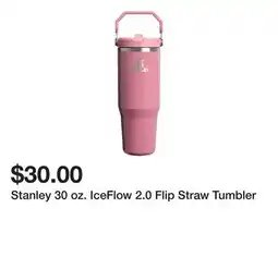 Dick's Sporting Goods Stanley 30 oz. IceFlow 2.0 Flip Straw Tumbler offer