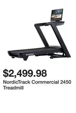 Dick's Sporting Goods NordicTrack Commercial 2450 Treadmill offer