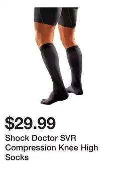 Dick's Sporting Goods Shock Doctor SVR Compression Knee High Socks offer