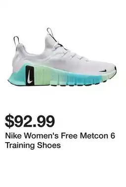 Dick's Sporting Goods Nike Women's Free Metcon 6 Training Shoes offer