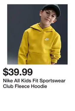 Dick's Sporting Goods Nike All Kids Fit Sportswear Club Fleece Hoodie offer