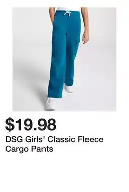 Dick's Sporting Goods DSG Girls' Classic Fleece Cargo Pants offer
