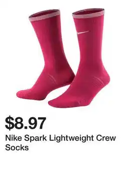 Dick's Sporting Goods Nike Spark Lightweight Crew Socks offer