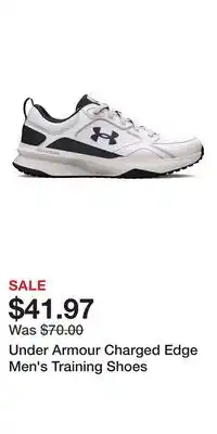 Kohl's Under Armour Charged Edge Men's Training Shoes offer
