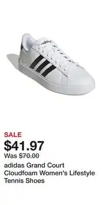 Kohl's adidas Grand Court Cloudfoam Women's Lifestyle Tennis Shoes offer