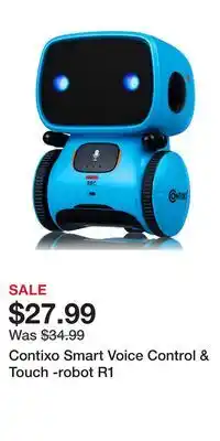 Kohl's Contixo Smart Voice Control & Touch -robot R1 offer