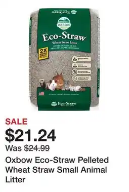 Petsmart Oxbow Eco-Straw Pelleted Wheat Straw Small Animal Litter offer