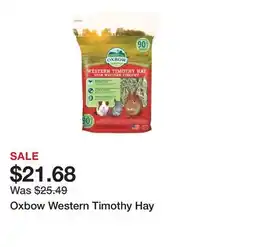 Petsmart Oxbow Western Timothy Hay offer
