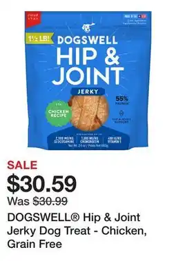 Petsmart DOGSWELL Hip & Joint Jerky Dog Treat - Chicken, Grain Free offer