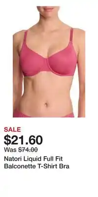 Nordstrom Natori Liquid Full Fit Balconette T-Shirt Bra offer
