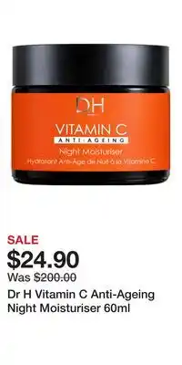 Nordstrom Dr H Vitamin C Anti-Ageing Night Moisturiser offer