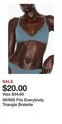 Nordstrom SKIMS Fits Everybody Triangle Bralette offer