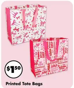Dollar Tree Printed Tote Bags offer