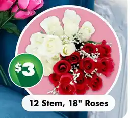 Dollar Tree 12 Stem, 18 Roses offer