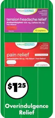Dollar Tree Overindulgence Relief offer