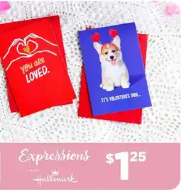 Dollar Tree Expressions from Hallmark Greeting Cards offer