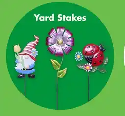Dollar Tree Yard Stakes offer