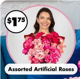 Dollar Tree Assorted Artificial Roses offer