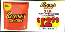 Ollie's Reese's PEANUT BUTTER CANDIES IN A CRUNCHY SHELL offer