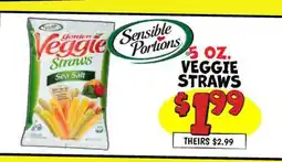 Ollie's Sensible Portions VEGGIE STRAWS offer