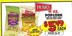 Ollie's HERR'S POPCORN offer