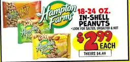 Ollie's Hampton Farms IN-SHELL PEANUTS offer