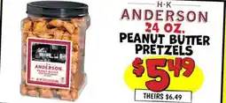 Ollie's H. K ANDERSON PEANUT BUTTER PRETZELS offer