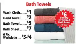 Ocean State Job Lot Bath Towels offer