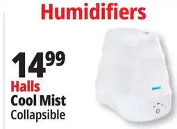Ocean State Job Lot HALLS Collapsible Cool Mist Humidifier offer