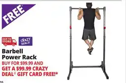 Ocean State Job Lot Barbell Power Rack offer