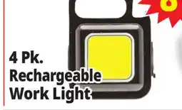 Ocean State Job Lot 4 Pk. Rechargeable Work Light offer
