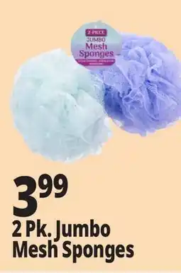 Ocean State Job Lot Jumbo Mesh Sponges 2 Count offer