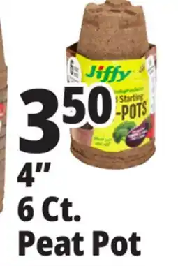 Ocean State Job Lot 4 Round Biodegradable Seed Starting Jiffy-Pots 6-pots offer