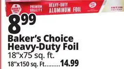 Ocean State Job Lot Baker's Choice Premium Quality Heavy-Duty Aluminum Foil 75' offer