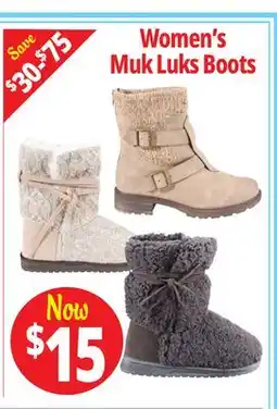 Ocean State Job Lot Women's Muk Luks Boots offer