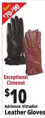 Ocean State Job Lot Adrienne Vittadini Leather Gloves offer