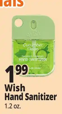 Ocean State Job Lot Wish Hand Sanitizer offer