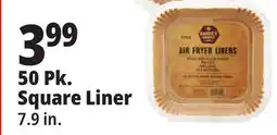 Ocean State Job Lot Baker's Choice Rectangle Air Fryer Liners 50 Count offer
