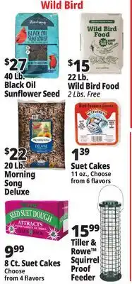 Ocean State Job Lot Wild Bird Food offer